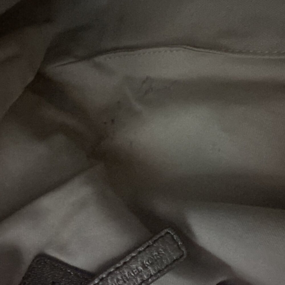 Michael Kors Collection Metallic Silver Large Bag 13” Sample VGUC CHARITY - Picture 5 of 9